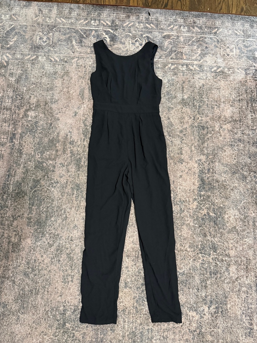 Forever 21 Black Sleeveless Jumpsuit
